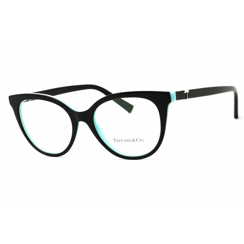Tiffany & Co TF2277 Eyeglasses Black On Tiffany Blue Acetate Cat-Eye